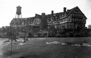 A large Tudor Revival resort