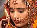 Indian bride on her wedding day