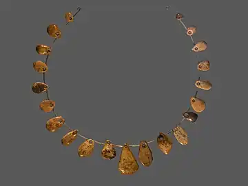 Gravettian ivory necklace