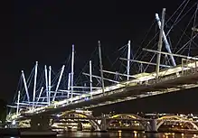 Kurilpa Bridge, Brisbane at night 15 November 2011