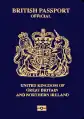 British biometric official passport