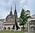 The Bishop's Palace towards the Cathedral