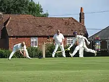 Batsmen almost gets run out