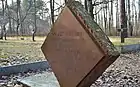 Memorial at the site of German executions of Poles in 1939