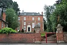 Large red-brick Georgian building