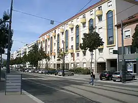 Buildings on the Avenue Franklin Roosevelt