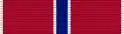 Width-44 scarlet ribbon with width-4 ultramarine blue stripe at center, surrounded by width-1 white stripes. Width-1 white stripes are at the edges.