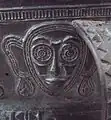 Anthropomorphic design on Bronze Age drum, Bali