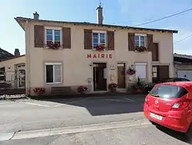 The town hall in Brouville