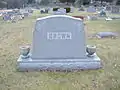 Brown family headstone at I.O.O.F. Cemetery in Blanchester, Ohio.