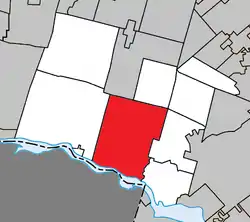 Location within Argenteuil RCM