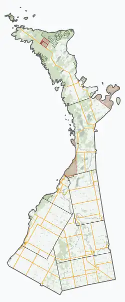 Brockton is located in Bruce County