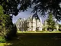 Brunel University's Runnymede Campus. The buildings visible are President & College Halls, designed by Sir Matthew Digby Wyatt