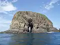 Rock formation off the coast of Bruny Island