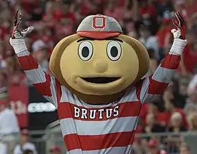 Brutus Buckeye, Ohio State University's mascot