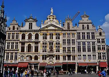 From right to left: Le Cerf, Joseph et Anne, L'Ange, La Chaloupe d'Or, Le Pigeon and Le Marchand d'Or