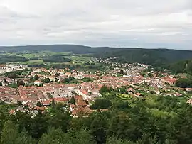 A general view of Bruyères