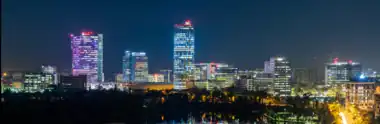 Bucharest skyline