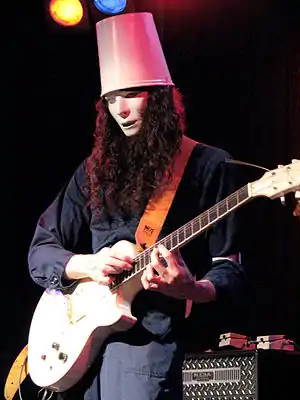 Buckethead performing in 2008