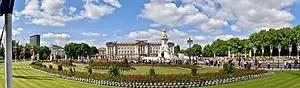 Buckingham Palace, the official residence of Charles III in London