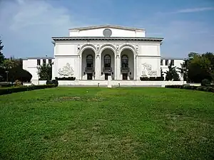 National Opera (Opera House and Ballet Theatre), Bucharest, 1952–1953, by Octav Doicescu, Paraschiva Iubu, Nicolae Cucu and Dan Slavici