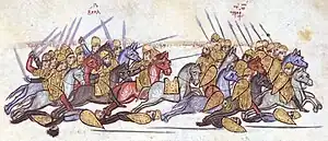 The Bulgarians crush the Byzantine army led by Leo Phokas at Anchialus.