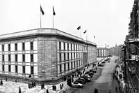 The New Reich Chancellery, pictured here on the junction of Hermann-Göring-Straße (now Ebertstraße) and Voßstraße in 1939