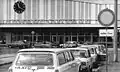 Cottbus station, entrance building from the east (1990)