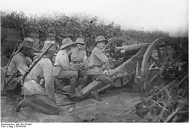 Germans and Askaris during the East African Campaign