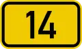 Bundesstraße 14 number.svg