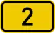 Bundesstraße 2 number.svg