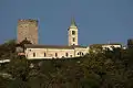 The Castello and Church of S. Maria Assunta