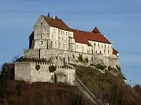 Burghausen Castle, Europe's longest castle, is 1,000 years old and built mainly with travertine.