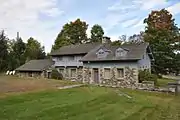 Toll House in Burke, Vermont. This house was home to the toll collector for the road on Burke Mountain.