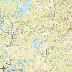 Topography of Burr Ferry