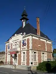 The town hall in Bury