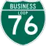 Business Loop 76 route marker