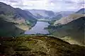 Buttermere seen from the summit of Fleetwith Pike