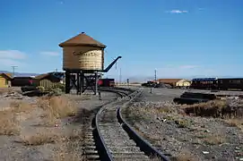 The water tower in Antonito, October 2012