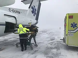 Tarmac, Dash-8 du Service aérien gouvernemental (SAG)