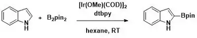 C–H borylation of heteraromatics