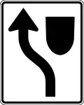 Keep left of obstacle.