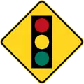 Traffic signal ahead