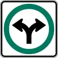 Left or right turn required