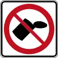 No littering