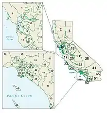 Districts from 2003 to 2013