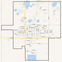 Town boundaries