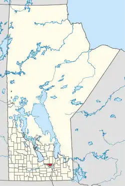 Location of the RM of Rosser in Manitoba