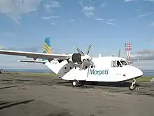 A Merpati Nusantara Airlines CASA C-212 Aviocar