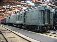 A Railway Post Office preserved at the Illinois Railway Museum in Union